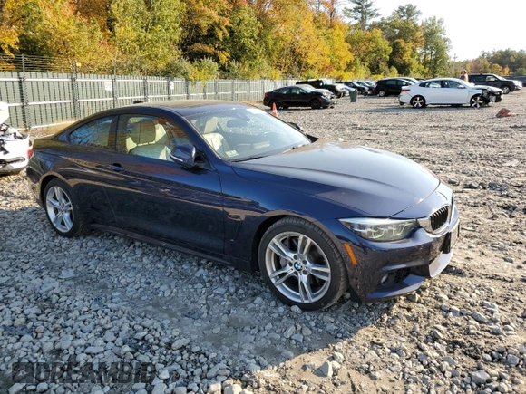 2018 BMW 4 Series 440i xDrive z VIN WBA4W9C54JAF93952, wystawiony jako Copart lot #75808484 z przebiegiem 80 135 mil mil oraz Szkoda całkowita • Salvage title. Historia ofert i sprzedaży dostępna na DreamBid. Obrazek 4.