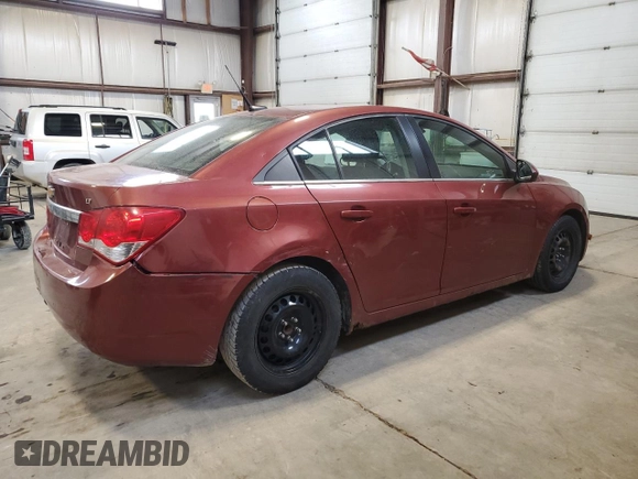2013 Chevrolet Cruze 1LT with VIN 1G1PC5SB2D7184574, listed as a Copart auction lot 46870545 with 206,917 mi miles and Salvage Title. Bid and sale history available at carsss.com. Image 3.