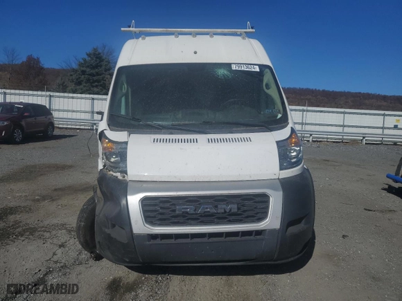 2019 Ram ProMaster Cargo Van with VIN 3C6TRVBG2KE561103, listed as a Copart auction lot 79913624 with 62,813 mi miles and Salvage Title. Bid and sale history available at carsss.com. Image 5.