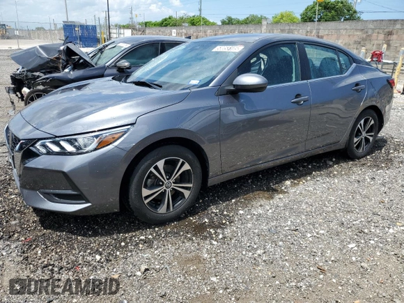 2023 Nissan Sentra SV z VIN 3N1AB8CV7PY284315, wystawiony jako Copart lot #58055105 z przebiegiem 53 915 mil mil oraz Nie do naprawy • Non repairable. Historia ofert i sprzedaży dostępna na DreamBid. Obrazek 1.
