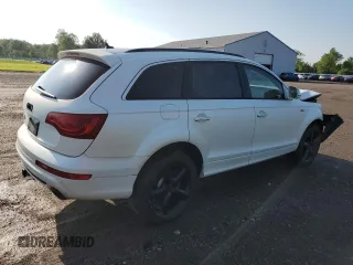 2012 Audi Q7 S line с VIN WA1DGAFE3CD007747, выставлен на аукционе Copart как лот 61543995 с пробегом 182 957 миль миль и Списание • Salvage title. История ставок и продаж доступна на DreamBid. Изображение 3.