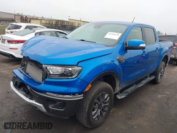 2021 Ford Ranger XL with VIN 1FTER4FH4MLE05749, listed as a IAAI auction lot 42310258 with 14,581 mi miles and . Bid and sale history available at DreamBid. Image 2.