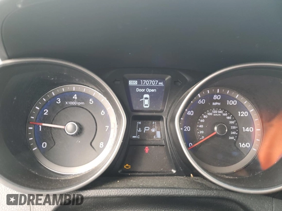 2013 Hyundai Elantra GT with VIN KMHD35LE6DU085322, listed as a Copart auction lot 78865964 with 170,707 mi miles and Clean Title. Bid and sale history available at carsss.com. Image 9.
