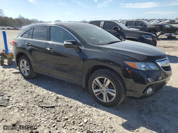 2014 Acura RDX Tech Pkg with VIN 5J8TB4H53EL021253, listed as a Copart auction lot 47018455 with 164,847 mi miles and Salvage Title. Bid and sale history available at carsss.com. Image 4.