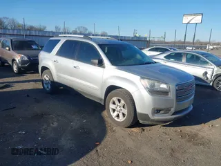 2014 GMC Acadia SLE with VIN 1GKKRPKD3EJ257537, listed as a IAAI auction lot 41797160 with 179,231 mi miles. Bid and sale history available at carsss.com. Image 1.
