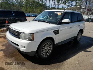 2012 Land Rover Range Rover Sport HSE with VIN SALSF2D43CA747356, listed as a Copart auction lot 46802785 with 165,664 mi miles and Salvage Title. Bid and sale history available at carsss.com. Image 1.