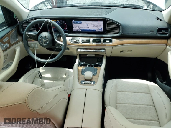 2024 Mercedes-Benz GLS 450 with VIN 4JGFF5KEXRB087062, listed as a Copart auction lot 56162235 with 20,550 mi miles and Salvage title. Bid and sale history available at DreamBid. Image 8.