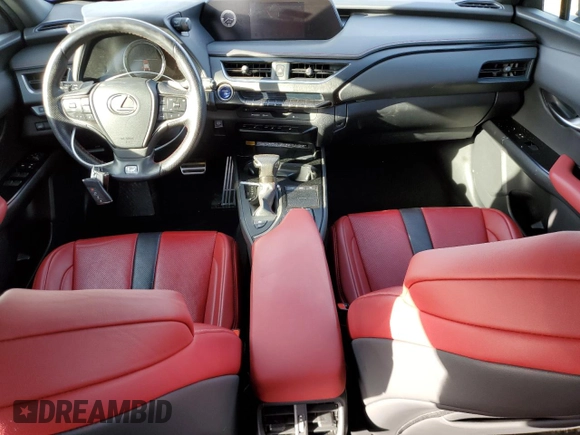 2021 Lexus UX 250h F Sport z VIN JTHR9JBH7M2041966, wystawiony jako Copart lot #49677335 z przebiegiem 27 880 mil mil oraz Szkoda całkowita • Salvage title. Historia ofert i sprzedaży dostępna na DreamBid. Obrazek 8.