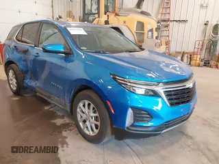 2024 Chevrolet Equinox LT with VIN 3GNAXKEG9RS157119, listed as a IAAI auction lot 42137930 with 34,316 mi miles and . Bid and sale history available at DreamBid. Image 1.