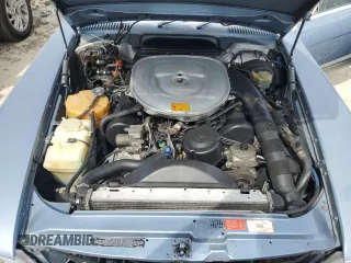 1989 Mercedes-Benz 560 SL with VIN WDBBA48D6KA097334, listed as a Copart auction lot 76158734 with 108,960 mi miles and Salvage Title. Bid and sale history available at carsss.com. Image 11.