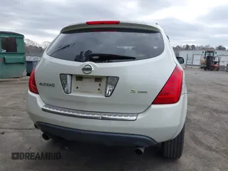 2007 Nissan Murano SL with VIN JN8AZ08W57W643605, listed as a IAAI auction lot 41848324 with 249,590 mi miles and . Bid and sale history available at DreamBid. Image 16.