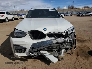 2020 BMW X4 M Competition z VIN 5YMUJ0C09L9B90367, wystawiony jako Copart lot #46588424 z przebiegiem Nie podano mil oraz Szkoda całkowita • Salvage title. Historia ofert i sprzedaży dostępna na DreamBid. Obrazek 5.