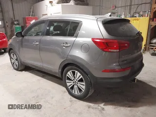 2016 Kia Sportage EX with VIN KNDPCCACXG7869254, listed as a IAAI auction lot 41830706 with 107,448 mi miles and . Bid and sale history available at carsss.com. Image 3.