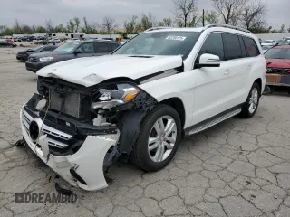 2017 Mercedes-Benz GLS 450 with VIN 4JGDF6EE2HA793911, listed as a Copart auction lot 52298125 with 99,274 mi miles and Salvage Title. Bid and sale history available at DreamBid. Image 1.