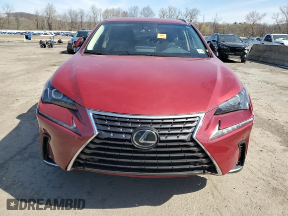2019 Lexus NX with VIN JTJBARBZ5K2189772, listed as a Copart auction lot 53611175 with 56,739 mi miles and Salvage Title. Bid and sale history available at carsss.com. Image 5.