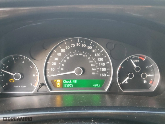 2008 Saab 9-5 with VIN YS3ED59G483508014, listed as a Copart auction lot 77747654 with 125,905 mi miles and Salvage Title. Bid and sale history available at carsss.com. Image 9.