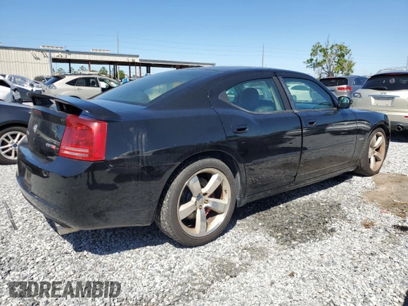 2006 Dodge Charger SRT-8 with VIN 2B3KA73W16H476021, listed as a Copart auction lot 49822835 with 197,111 mi miles and Salvage Title. Bid and sale history available at DreamBid. Image 3.