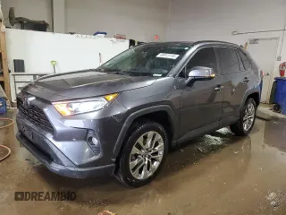 2019 Toyota RAV4 XLE Premium with VIN JTMA1RFV9KD016329, listed as a Copart auction lot 49913115 with 60,424 mi miles and Salvage Title. Bid and sale history available at carsss.com. Image 1.