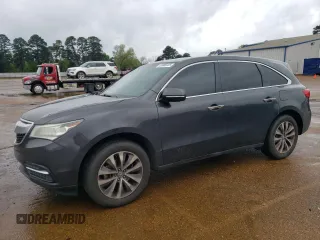 2014 Acura MDX Tech Pkg with VIN 5FRYD4H48EB015858, listed as a Copart auction lot 51086325 with 181,025 mi miles and Salvage Title. Bid and sale history available at carsss.com. Image 1.