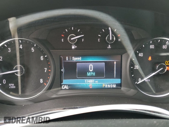2019 Buick Encore Preferred with VIN KL4CJASBXKB839685, listed as a Copart auction lot 45114785 with 114,691 mi miles and Salvage Title. Bid and sale history available at carsss.com. Image 9.