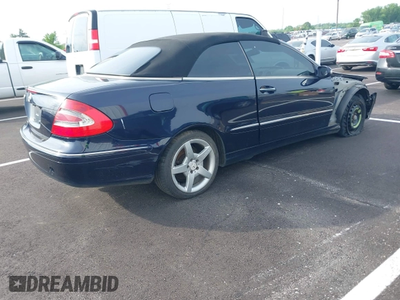 2005 Mercedes-Benz CLK 320 with VIN WDBTK65J35F122558, listed as a IAAI auction lot 42126010 with 182,199 mi miles and . Bid and sale history available at DreamBid. Image 4.