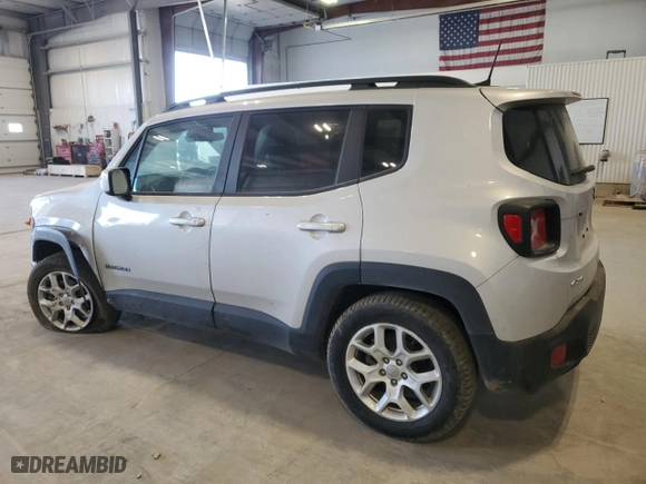 2018 Jeep Renegade Latitude with VIN ZACCJBBB2JPH26667, listed as a Copart auction lot 46786805 with NaN miles and Salvage Title. Bid and sale history available at carsss.com. Image 2.