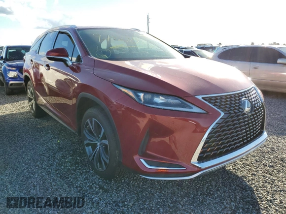 2021 Lexus RX with VIN JTJHZKEA2M2021672, listed as a Copart auction lot 61850212 with 0 mi miles. Bid and sale history available at carsss.com. Image 1.