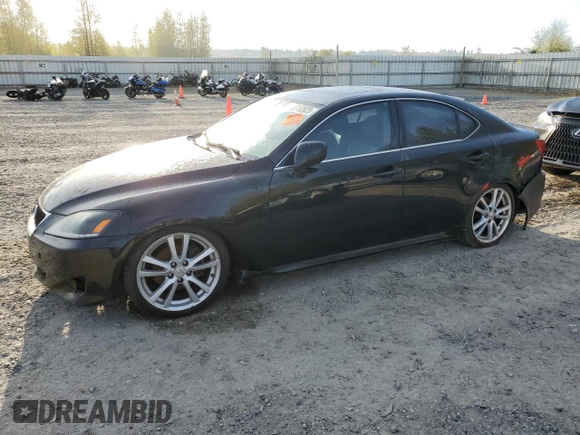2006 Lexus IS 250 Manual with VIN JTHBK262565025588, listed as a Copart auction lot 53162825 with 0 mi miles and Clean Title. Bid and sale history available at carsss.com. Image 1.