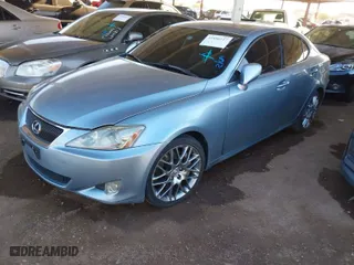 2006 Lexus IS 350 Auto with VIN JTHBE262065001707, listed as a IAAI auction lot 41496117 with 122,721 mi miles. Bid and sale history available at carsss.com. Image 2.