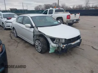 2014 Honda Accord LX z VIN 1HGCR2F30EA800302, wystawiony jako IAAI lot #41503294 z przebiegiem 75 062 mil mil oraz . Historia ofert i sprzedaży dostępna na DreamBid. Obrazek 1.