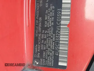 1997 BMW 3 Series 2.8L with VIN 4USCJ3322VLC01393, listed as a Copart auction lot 85528534 with 0 mi miles and Salvage Title. Bid and sale history available at carsss.com. Image 12.