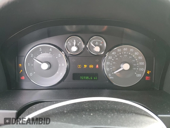 2008 Mercury Milan Premier with VIN 3MEHM02128R618802, listed as a Copart auction lot 46654355 with 72,735 mi miles and Salvage Title. Bid and sale history available at carsss.com. Image 9.