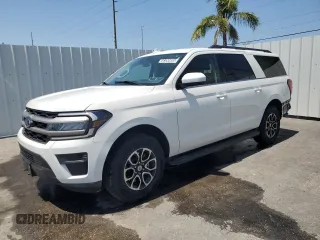 2024 Ford Expedition Max XLT z VIN 1FMJK1J83REA42036, wystawiony jako Copart lot #58350805 z przebiegiem 47 658 mil mil oraz Czysty tytuł • Clean title. Historia ofert i sprzedaży dostępna na DreamBid. Obrazek 1.