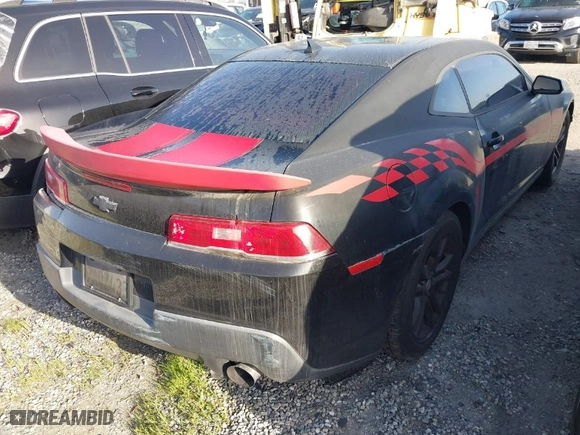 2015 Chevrolet Camaro LS with VIN 2G1FB1E38F9304018, listed as a IAAI auction lot 40953641 with 86511 miles. Bid and sale history available at carsss.com. Image 4.
