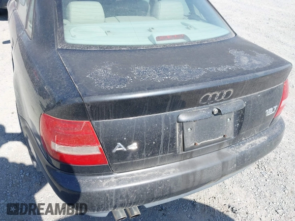 2001 Audi A4 with VIN WAUDC68DX1A140925, listed as a IAAI auction lot 41723866 with 195,619 mi miles and . Bid and sale history available at DreamBid. Image 15.