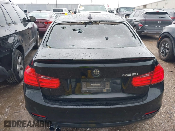 2015 BMW 3 Series 328i with VIN WBA3A5G50FNS91133, listed as a IAAI auction lot 41890141 with 119,495 mi miles. Bid and sale history available at carsss.com. Image 6.