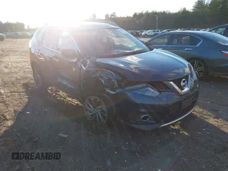2016 Nissan Rogue SV with VIN KNMAT2MV6GP734169, listed as a IAAI auction lot 41112001 with 243,883 mi miles. Bid and sale history available at carsss.com. Image 1.