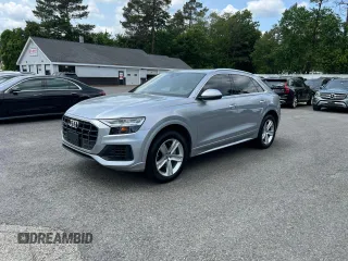 2019 Audi Q8 Premium with VIN WA1AVAF1XKD017700, listed as a Copart auction lot 62725335 with 120,378 mi miles and Clean title. Bid and sale history available at DreamBid. Image 1.
