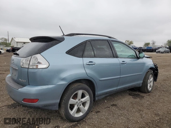 2005 Lexus RX 330 z VIN 2T2HA31U65C056567, wystawiony jako Copart lot #55402125 z przebiegiem Nie podano mil oraz Szkoda całkowita • Salvage title. Historia ofert i sprzedaży dostępna na DreamBid. Obrazek 3.