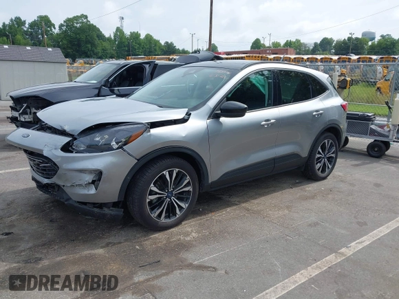 2021 Ford Escape SEL with VIN 1FMCU9H90MUB20898, listed as a IAAI auction lot 42471380 with 56,162 mi miles and . Bid and sale history available at DreamBid. Image 2.