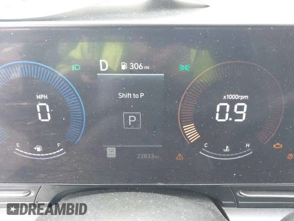 2024 Hyundai Kona SEL with VIN KM8HB3AB8RU047695, listed as a IAAI auction lot 41683971 with 22,833 mi miles and . Bid and sale history available at DreamBid. Image 7.