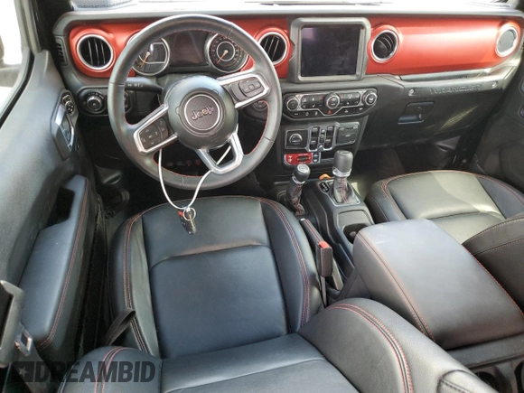 2023 Jeep Wrangler Rubicon with VIN 1C4HJXFG3PW682375, listed as a Copart auction lot 73969434 with Not provided miles and Salvage title. Bid and sale history available at DreamBid. Image 8.