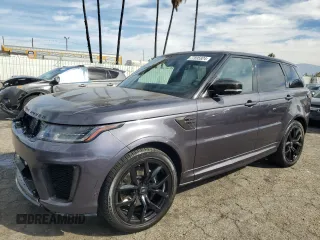 2022 Land Rover Range Rover Sport SVR with VIN SALWZ2RE0NA238645, listed as a Copart auction lot 77895924 with 8,137 mi miles and Salvage Title. Bid and sale history available at DreamBid. Image 1.