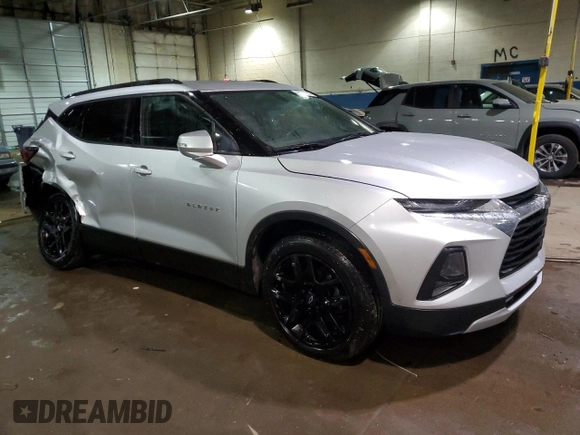 2020 Chevrolet Blazer LT with VIN 3GNKBCRS5LS579516, listed as a Copart auction lot 45010375 with 102,275 mi miles and Salvage title. Bid and sale history available at DreamBid. Image 4.
