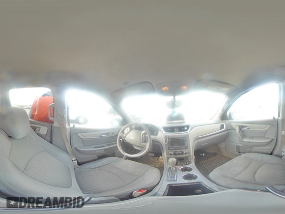 2015 Chevrolet Traverse LS z VIN 1GNKRFKD5FJ149287, wystawiony jako Copart lot #58641485 z przebiegiem 154 681 mil mil oraz Szkoda całkowita • Salvage title. Historia ofert i sprzedaży dostępna na DreamBid. Obrazek 15.