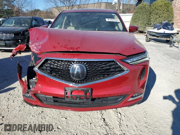 2022 Acura MDX with VIN 5J8YE1H38NL008041, listed as a Copart auction lot 81429754 with 40,810 mi miles and Salvage Title. Bid and sale history available at carsss.com. Image 5.