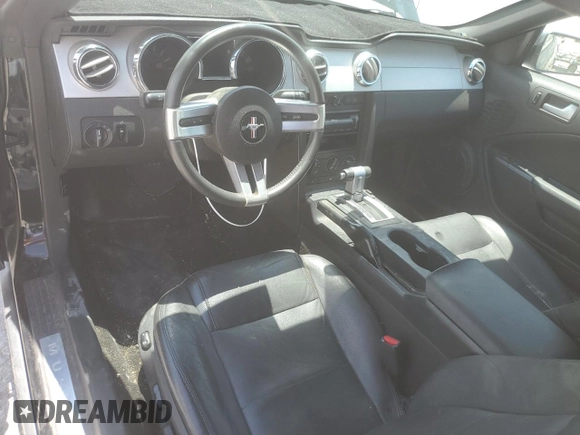 2005 Ford Mustang Deluxe with VIN 1ZVFT84N655254096, listed as a Copart auction lot 62481145 with 113,078 mi miles and Salvage title. Bid and sale history available at DreamBid. Image 8.