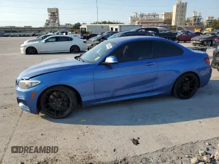 2015 BMW 2 Series 228i xDrive with VIN WBA1G9C55FVX96622, listed as a Copart auction lot 75411644 with 117,812 mi miles and Salvage Title. Bid and sale history available at DreamBid. Image 1.