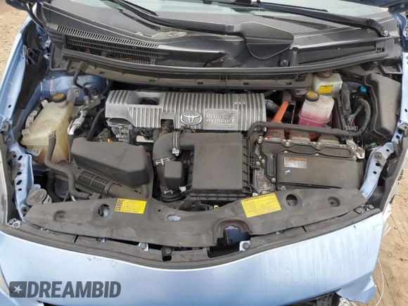2013 Toyota Prius with VIN JTDKN3DP8D3042195, listed as a Copart auction lot 53387875 with 119,606 mi miles and Salvage Title. Bid and sale history available at DreamBid. Image 12.
