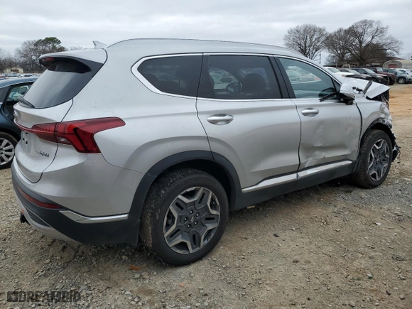 2022 Hyundai Santa Fe Hybrid SEL Premium with VIN KM8S3DA1XNU027085, listed as a Copart auction lot 41505435 with 53,735 mi miles and Salvage Title. Bid and sale history available at carsss.com. Image 3.